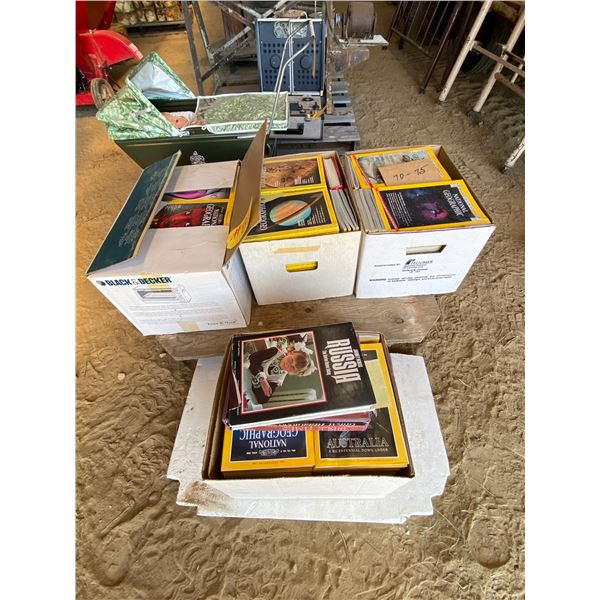 4- Boxes of national geographic