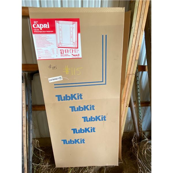 New 80 inch Tub kit
