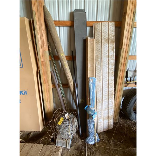 Barbwire, T-Bars, post & misc.