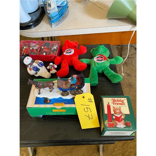 Christmas ornaments, 2- x-mas teddys