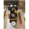 Image 1 : 2- vintage alarm clocks & old bar décor