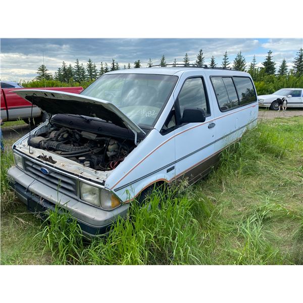 Ford van (white), sold for parts (Buyer is Responsible to Load)