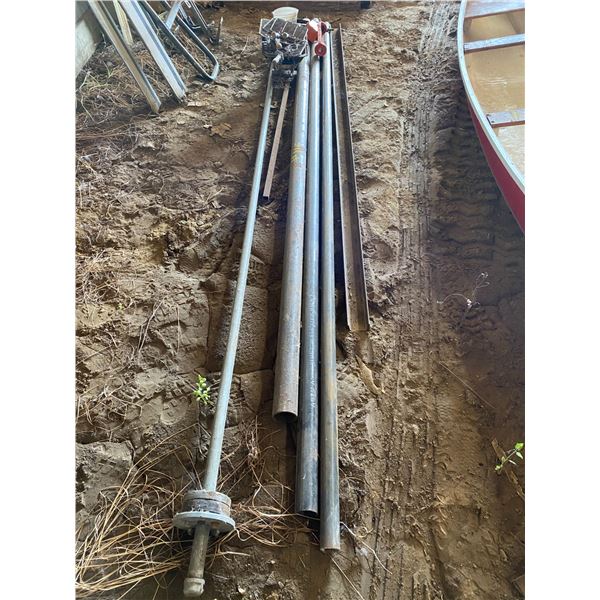 Pipe, barbecue & misc. steel