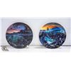 Image 1 : 2 AQUATIC BRADFORD EXCHANGE PLATES