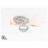 Image 1 : PACK OF 5 STAMPED 925 METAL RINGS