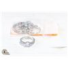 Image 1 : PACK OF 5 STAMPED 925 METAL RINGS