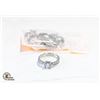 Image 1 : PACK OF 5 STAMPED 925 METAL RINGS