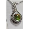 Image 2 : NEW ANTIQUE STYLE COLOR CHANGE PENDANT AND CHAIN