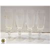 Image 1 : SET OF 4 VINTAGE CRYSTAL GLASSES