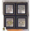 Image 1 : LOT OF 4 NEW FASHION RINGS WITH BOXES