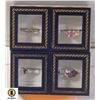 Image 1 : LOT OF 4 NEW FASHION RINGS WITH BOXES