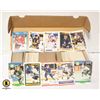 Image 1 : BOX OF VINTAGE MLB  AND NHL CARDS