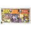 Image 1 : LOT OF 3 VINTAGE HORROR DEATH RATTLE COMICS