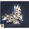 Image 1 : SPARKING & COLORFUL BROOCH BUTERFLY