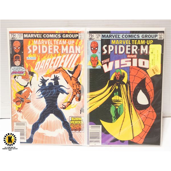 MARVEL TEAMUP #123 & 129