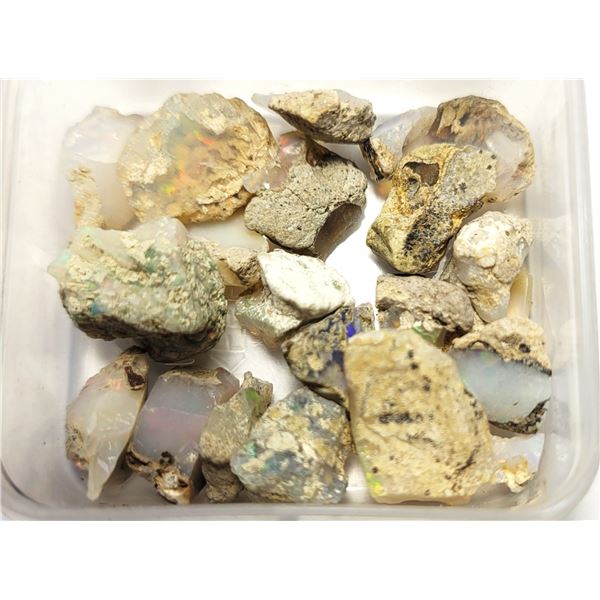 25)  LOT OF 50 CTS OF NATURAL ETHIOPEAN ROUGH WELO
