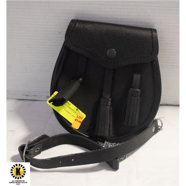 ESTATE SCOTTISH SPORRAN KILT TASSLE BAG-ESTATE