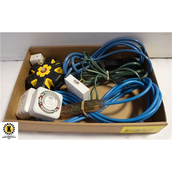 EXTENSION CORDS / MULTI PLUGS / TIMER