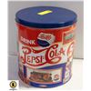 Image 1 : LARGE PEPSI COLA VINTAGE TIN