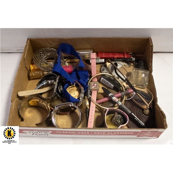 ESTATE JEWELRY IN FLAT ALL TOGETHER-ESTATE