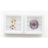 Image 1 : #232-AMETHYST 6.40 CT & LIGHT CITRINE 2.65 CT