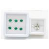 Image 1 : #246-GREEN AGATE 1.90CT  &  GREEN AMETHYST 3.04 CT