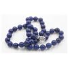 Image 1 : #66-NATURAL LAPIZ LAZULI NECKLACE 18"