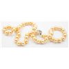 Image 1 : #50-SEA SHELL PEARL NECKLACE  18"