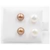 Image 1 : #09-NATURAL AKOYA PEARL STUDE EARRINGS