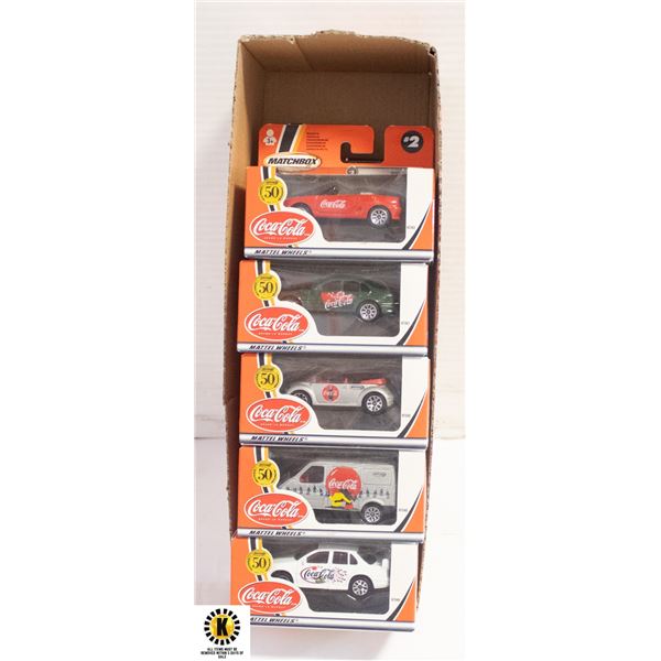 10 MATCHBOX WINDOW BOXES 50TH ANN. 2001 COKE