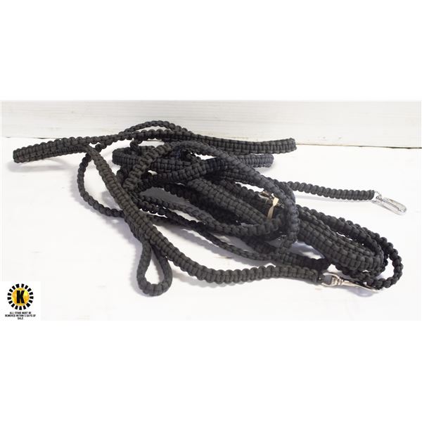 LOT OF 3 PARACORD DOUBLE & TRIPLE LEAD DOG