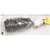 Image 1 : NEW JET BLACK CHARCOAL & CERAMIC HAIR BRUSH 2.5"