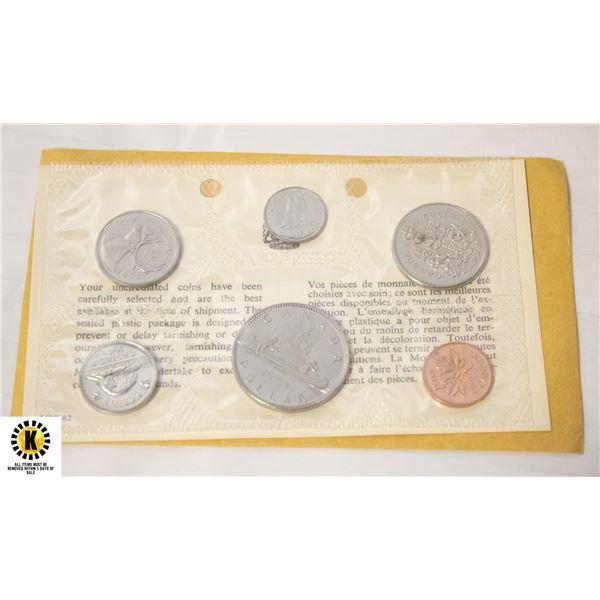1968 CANADA UNCIRCULATED COIN SET, MINT SEALED