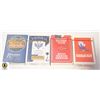 Image 1 : x4 VARIOUS OLD CASINO PLAYING CARD PACKS SEALED