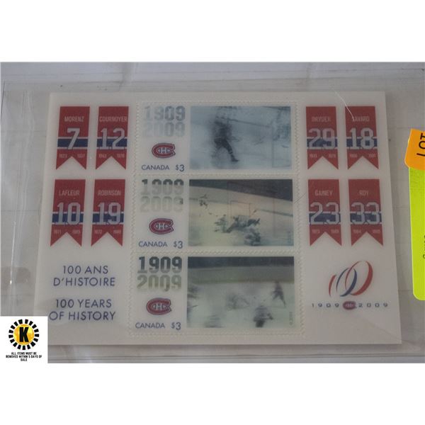 1909-2009 SPECIAL ISSUES MONTREAL CANADIAN STAMPS