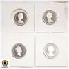 Image 2 : x4 VARIOUS CANADA 25 CENTS PROOF COINS