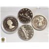 Image 1 : x5 VARIOUS CANADA UNC/PROOF NICKEL $1 COINS