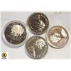 Image 2 : x5 VARIOUS CANADA UNC/PROOF NICKEL $1 COINS