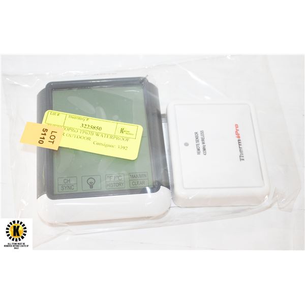 THERMOPRO TP63B WATERPROOF INDOOR OUTDOOR