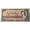 Image 1 : 16) CANADIAN 1957 $2.00 BANKNOTE.
