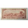 Image 2 : 16) CANADIAN 1957 $2.00 BANKNOTE.