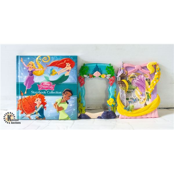 2 DISNEY PICTURE FRAMES WITH DISNEY