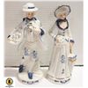 Image 1 : VINTAGE BLUE LADY AND GENT