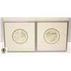Image 1 : TWO FRAMED MINIATURE PAINTINGS BY EDIE