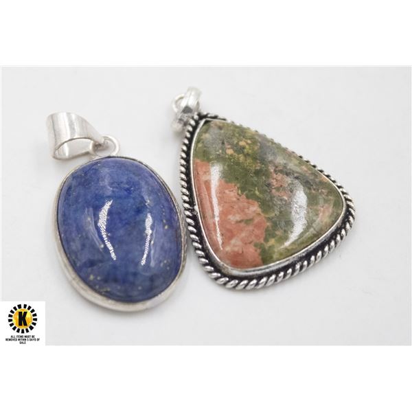 #72-NATURALUNIKIA & LAPIS LAZULI PENDANT