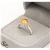 Image 2 : #224-CHAMPAGNE COLOR CUSTOM HAND SET 2.00 CT GRA