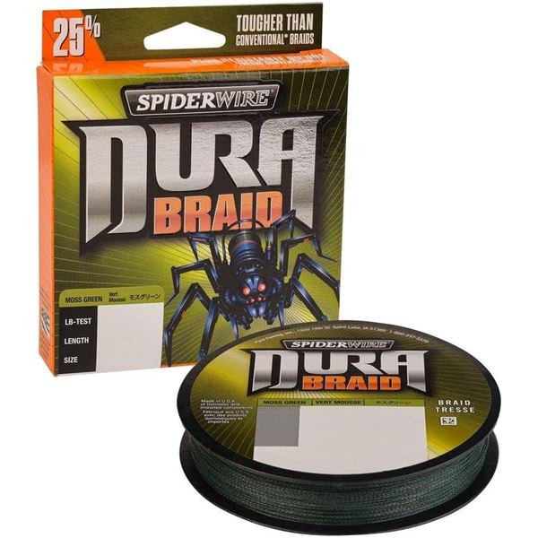 NEW 4 PACKS SPIDERWIRE DURA BRAID FISHING LINE