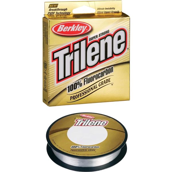 NEW 4 PACK BERKLEY TRILENE 100% FLUOROCARBON