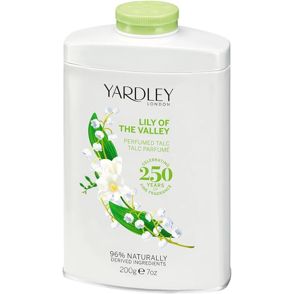 2 NEW YARDLEY LONDON LILY OF THE VALLEY PERFUMED