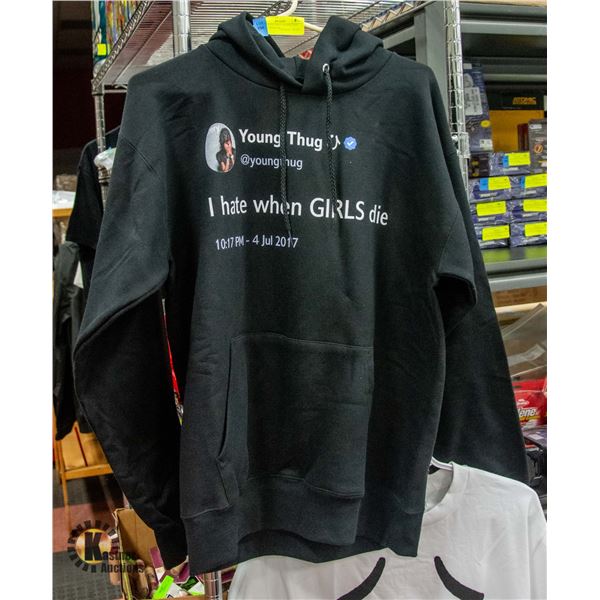 NEW YOUNG THUG HOODIE SIZE SMALL - MADE BY